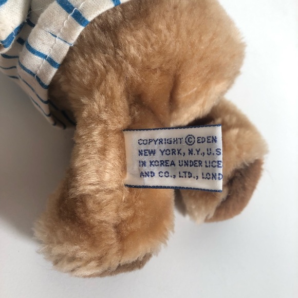 Vintage Eden Toys Paddington Bear Baseball Mitt 1975, 1981 Plush Teddy B… - Picture 8 of 10